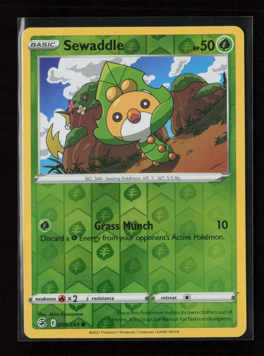 Sewaddle Common Swsh08: Fusion Strike 009/264 Nm 1