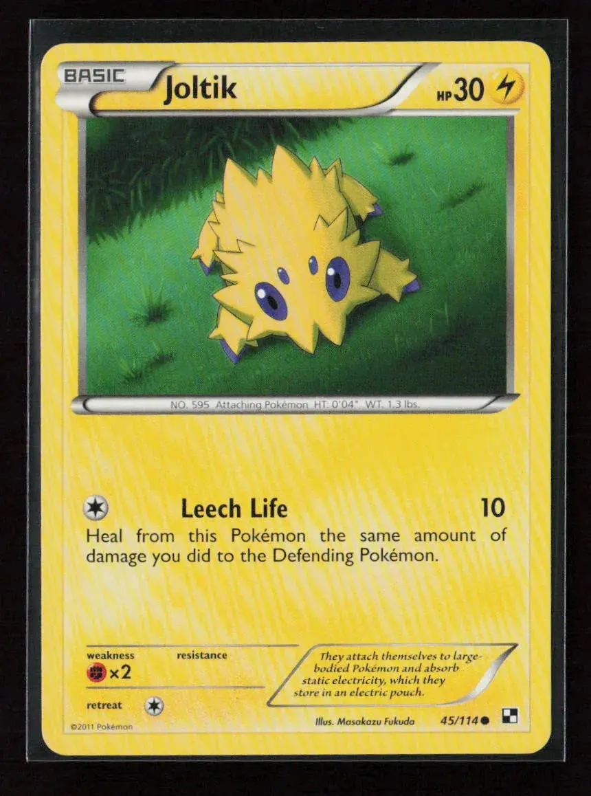 Joltik (45) Common Black And White 45/114 Nm 1