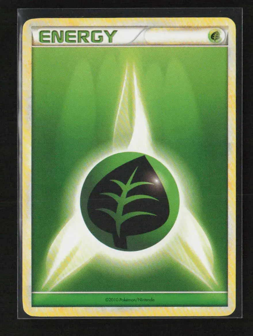 Grass Energy (2010 Unnumbered Hgss Style Non-Holo) Common League & Championship Cards Lp 1