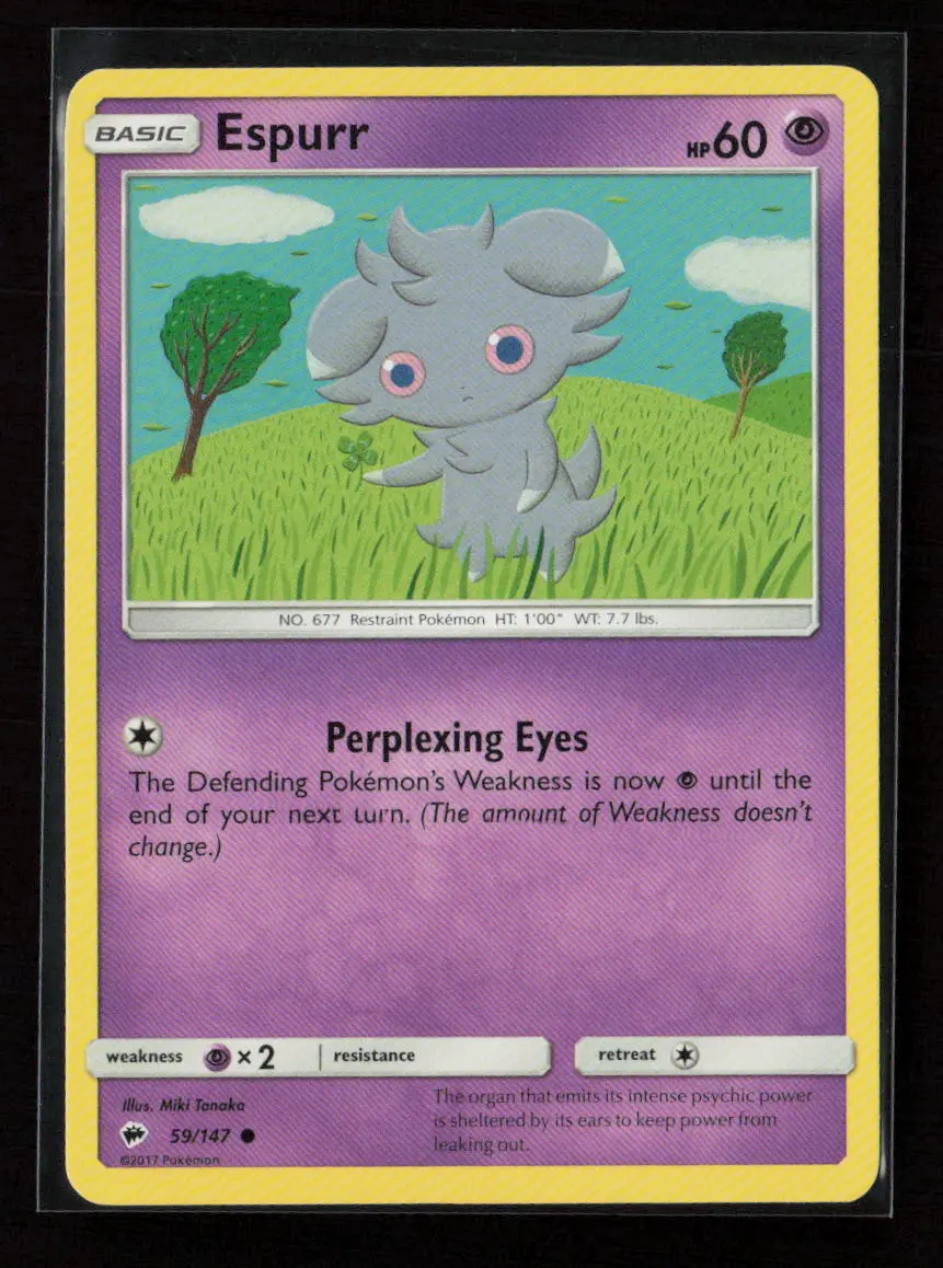 Espurr Common Sm - Burning Shadows 59/147 Lp 1