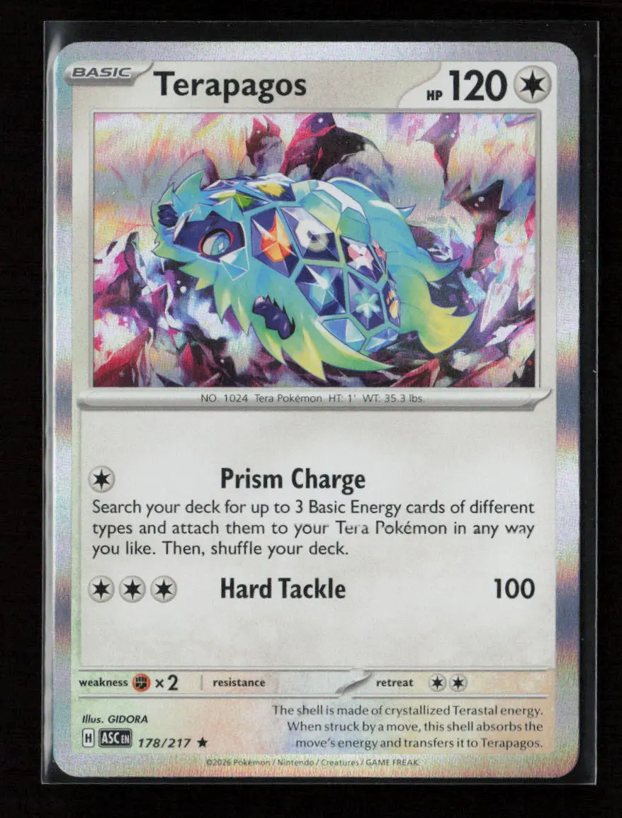 Terapagos Rare Me: Ascended Heroes 178/217 Nm 1