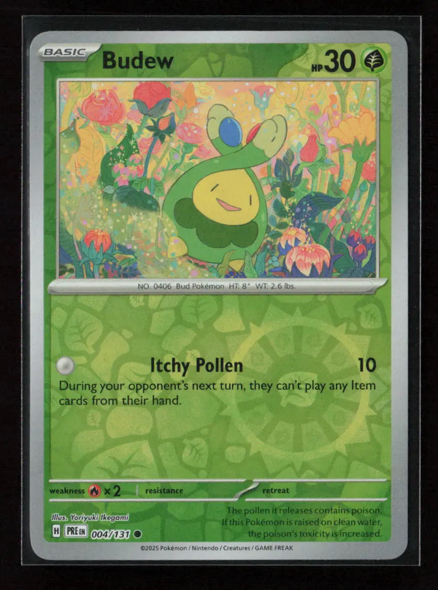Budew Common Sv: Prismatic Evolutions 004/131 Nm 1