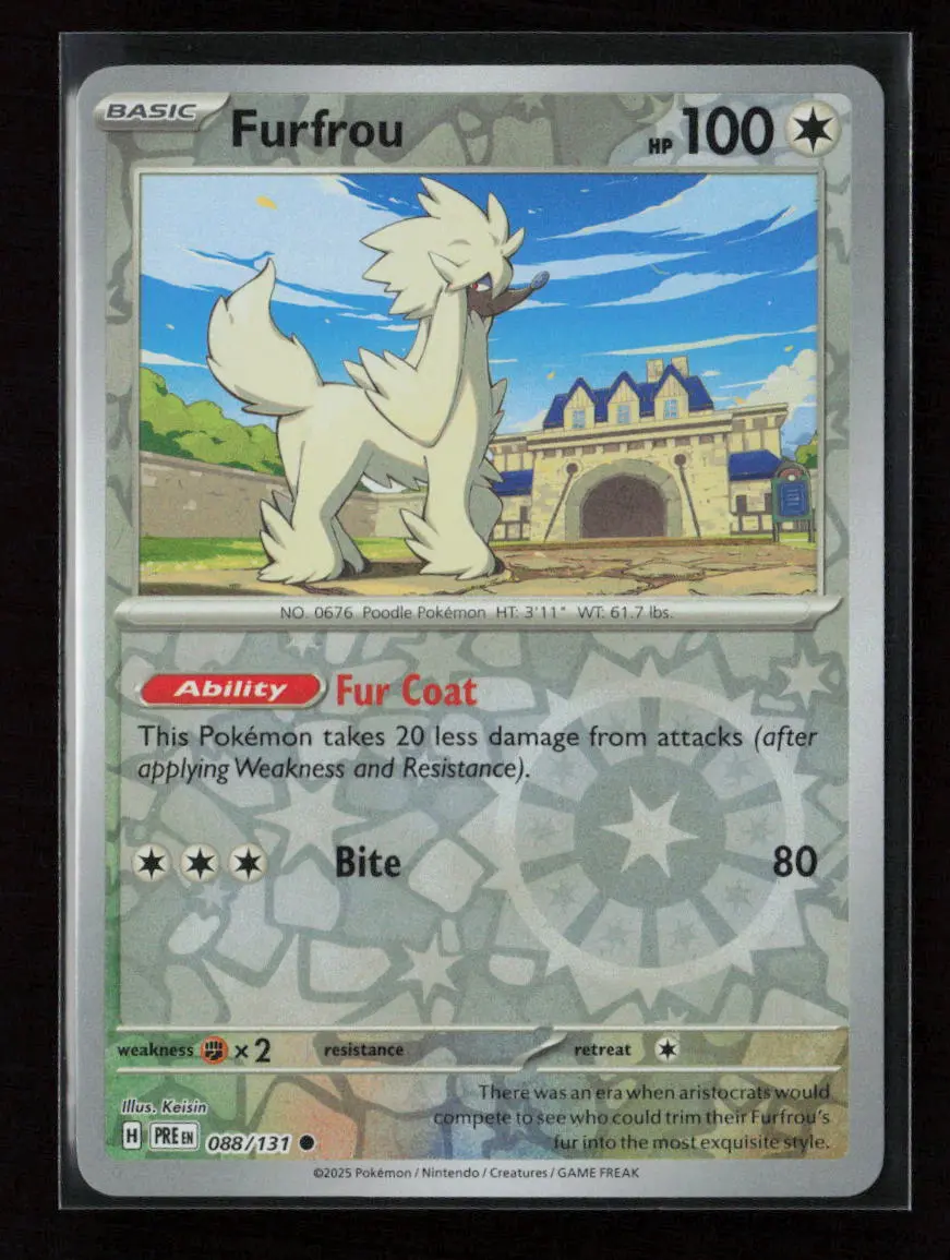 Furfrou Common Sv: Prismatic Evolutions 088/131 Nm 1