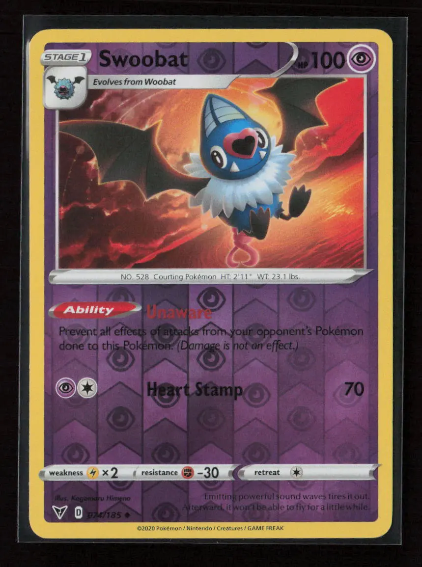 Swoobat Uncommon Swsh04: Vivid Voltage 074/185 Nm 1