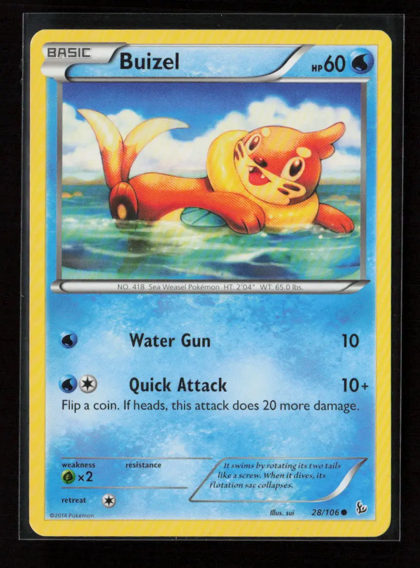 Buizel Common Xy - Flashfire 28/106 Lp 1