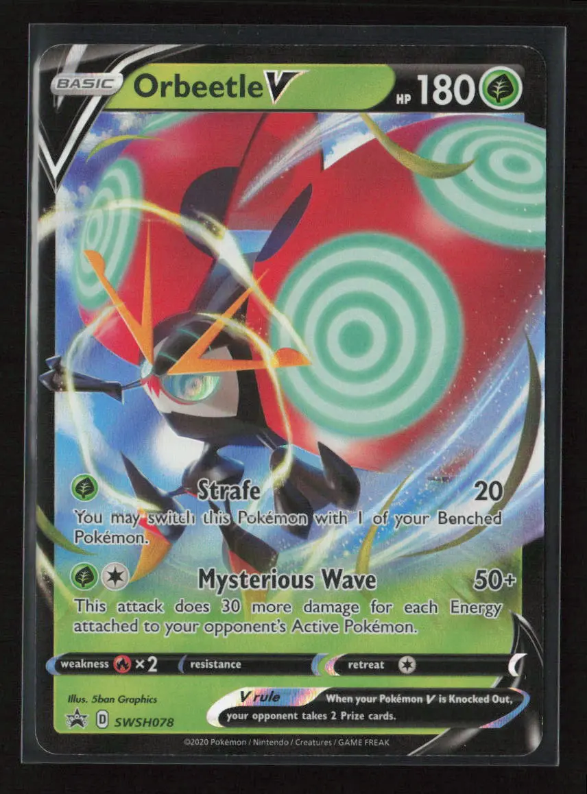 Orbeetle V - Promo Swsh: Sword & Shield Promo Cards Swsh078 Nm 1