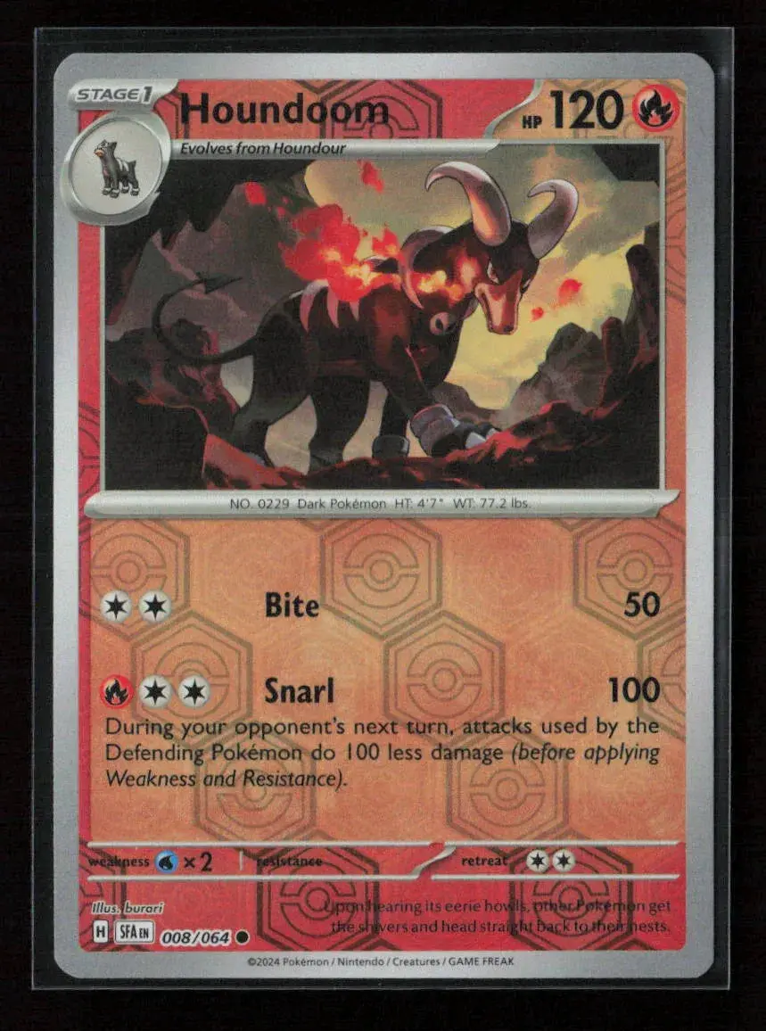 Houndoom - Common Sv: Shrouded Fable 008/064 Nm 1