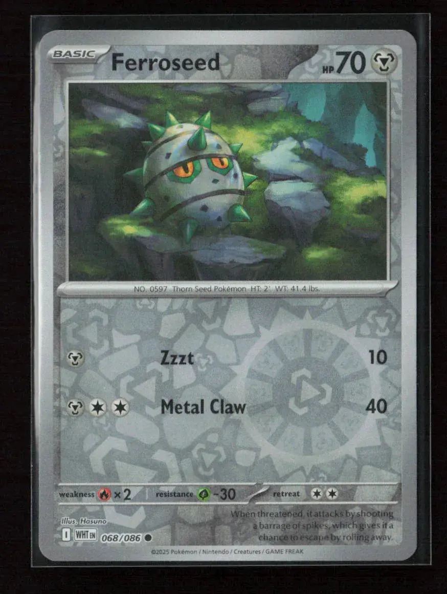 Ferroseed Common Sv: White Flare 068/086 Nm 1