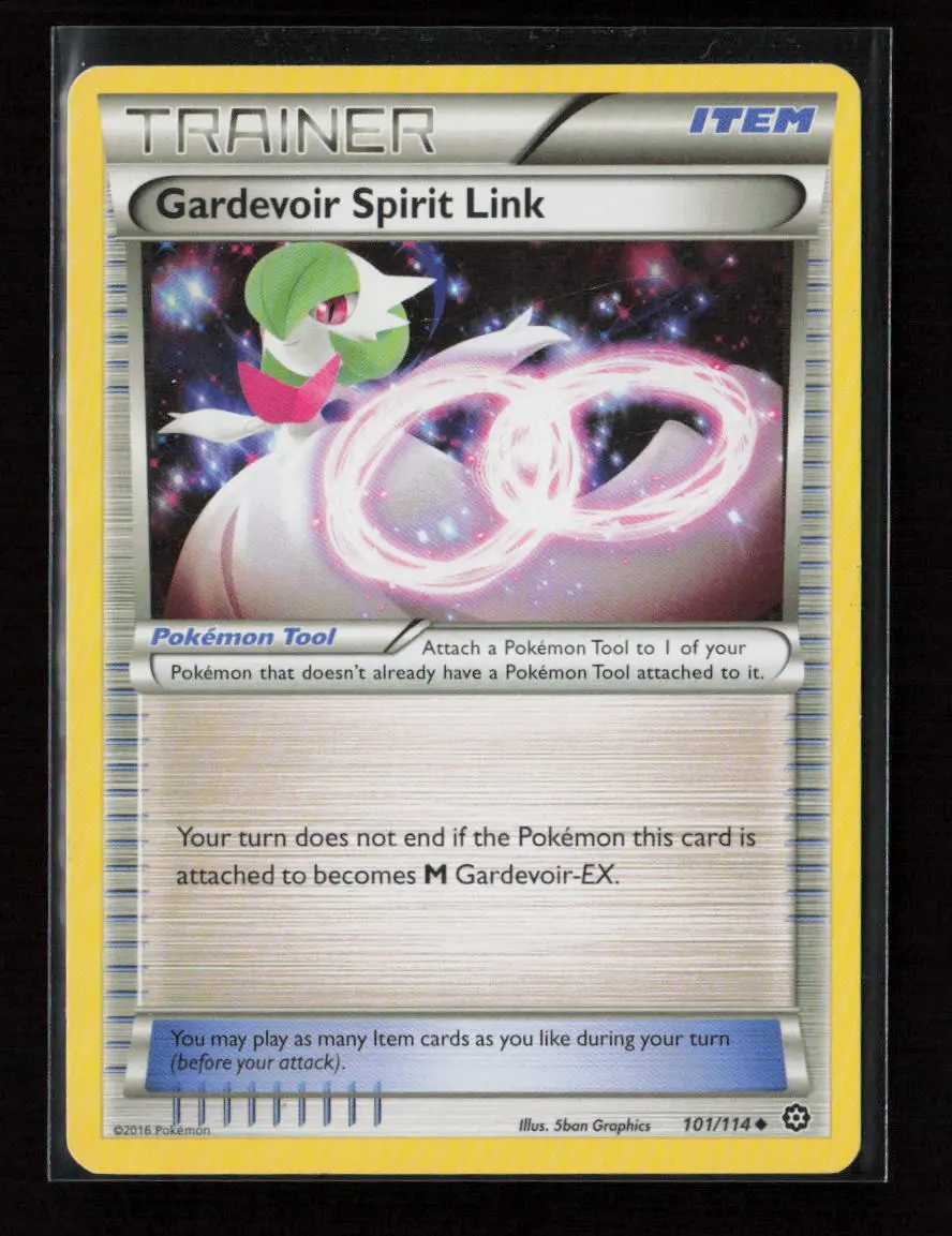 Gardevoir Spirit Link Uncommon Xy - Steam Siege 101/114 Mp 1