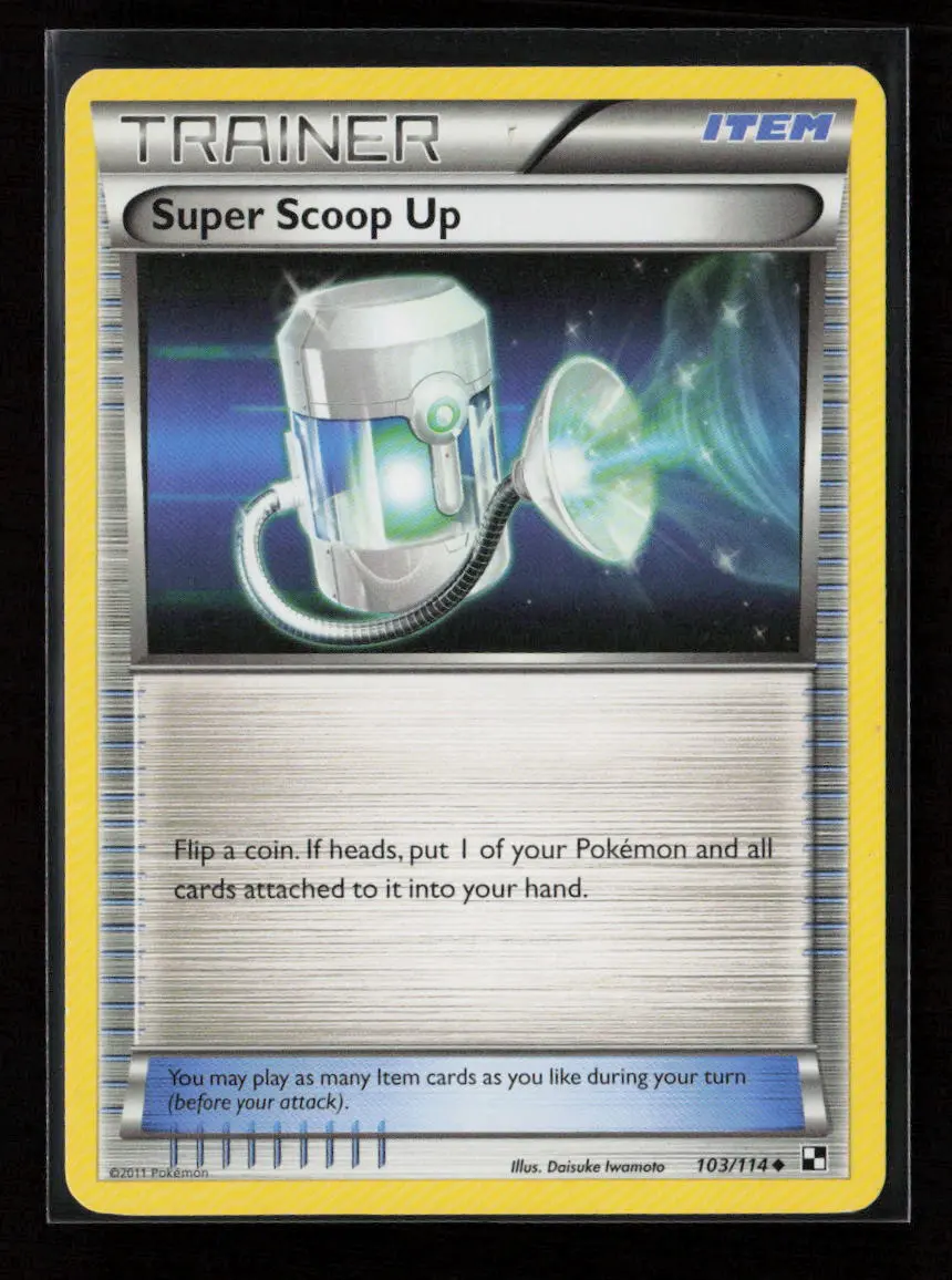 Super Scoop Up Uncommon Black And White 103/114 Lp 1