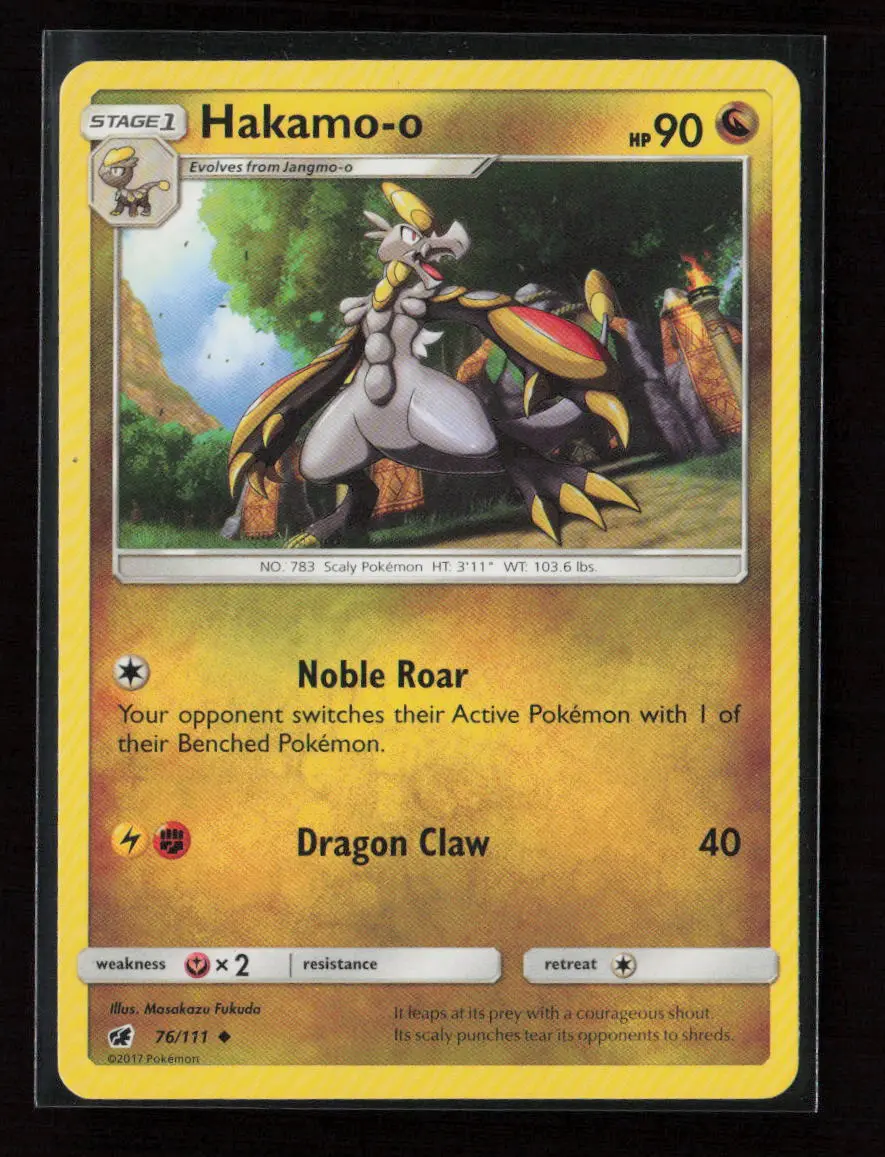 Hakamo-O Uncommon Sm - Crimson Invasion 76/111 Mp 1