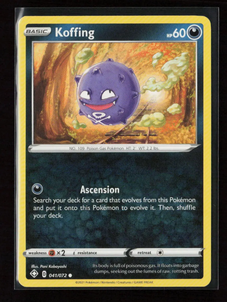 Koffing Common Shining Fates 041/072 Lp 1