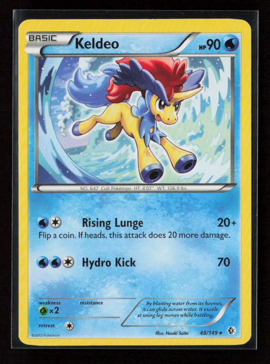 Keldeo (48) Rare Boundaries Crossed 48/149 Lp 1