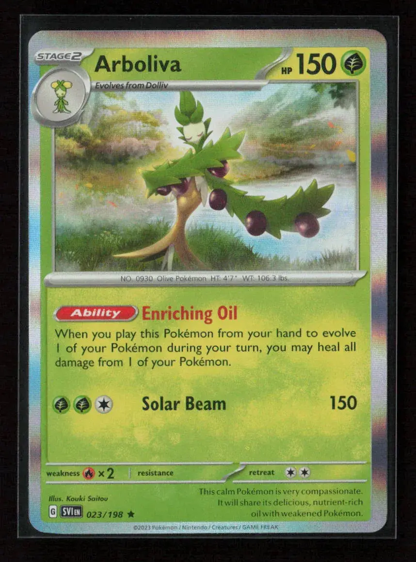 Arboliva Rare Sv01: Scarlet & Violet Base Set 023/198 Nm 1