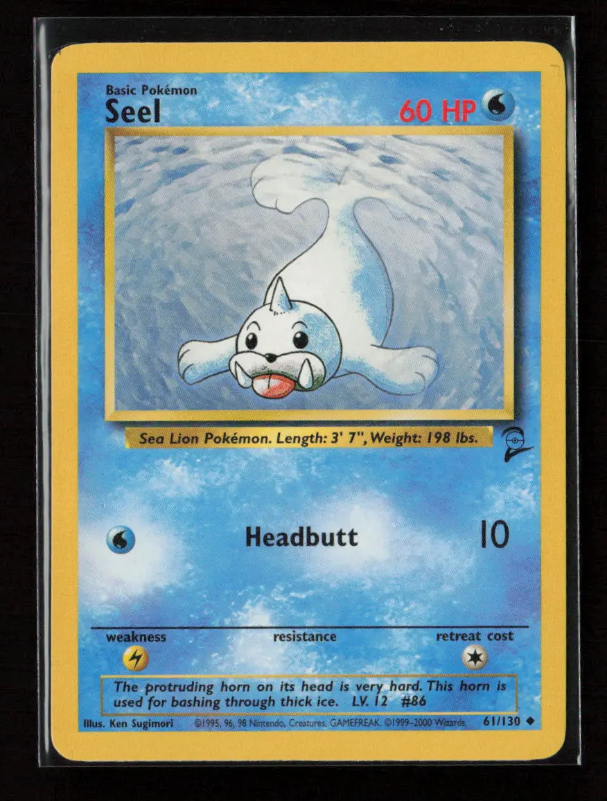 Seel Uncommon Base Set 2 061/130 Lp 1