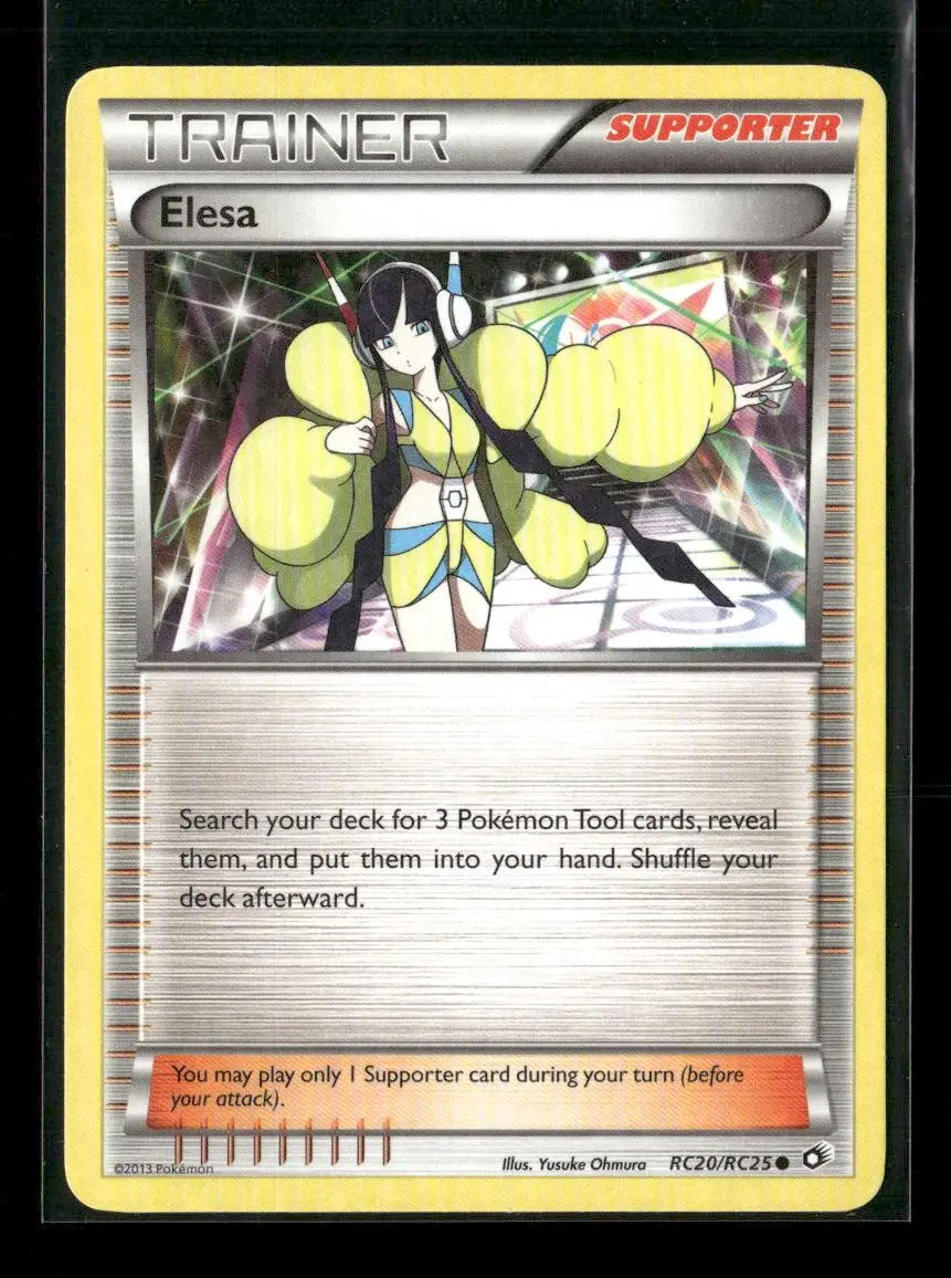 Elesa Common Legendary Treasures: Radiant Collection Rc20/Rc25 Lp 1