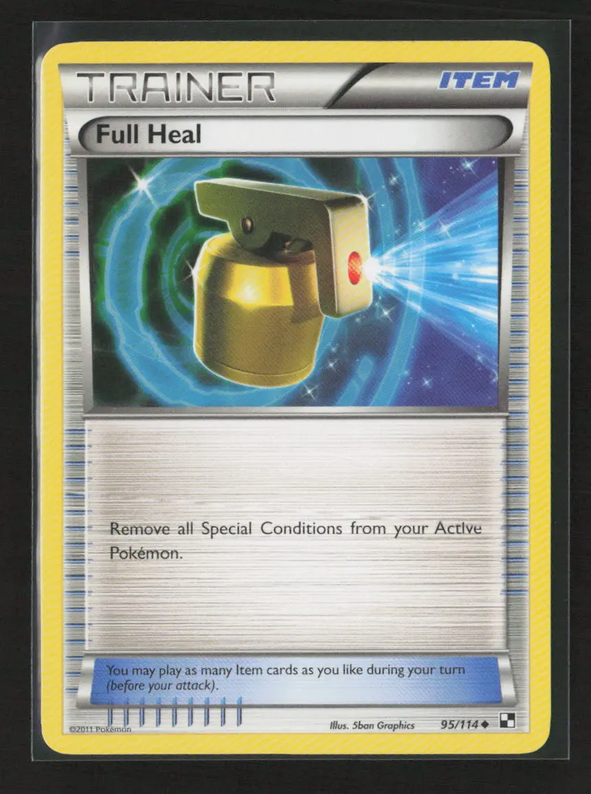 Full Heal Uncommon Black And White 95/114 Nm 1