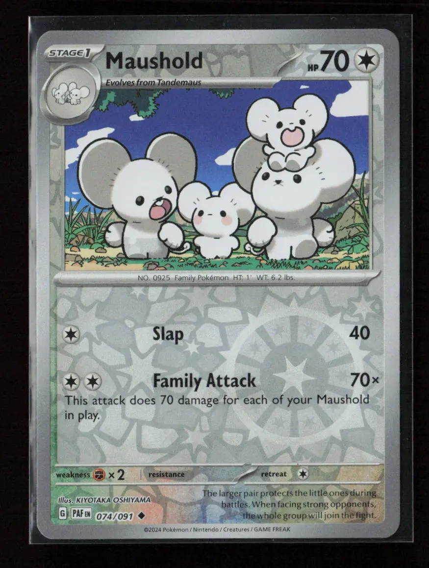 Maushold - Uncommon Sv: Paldean Fates 074/091 Nm 1