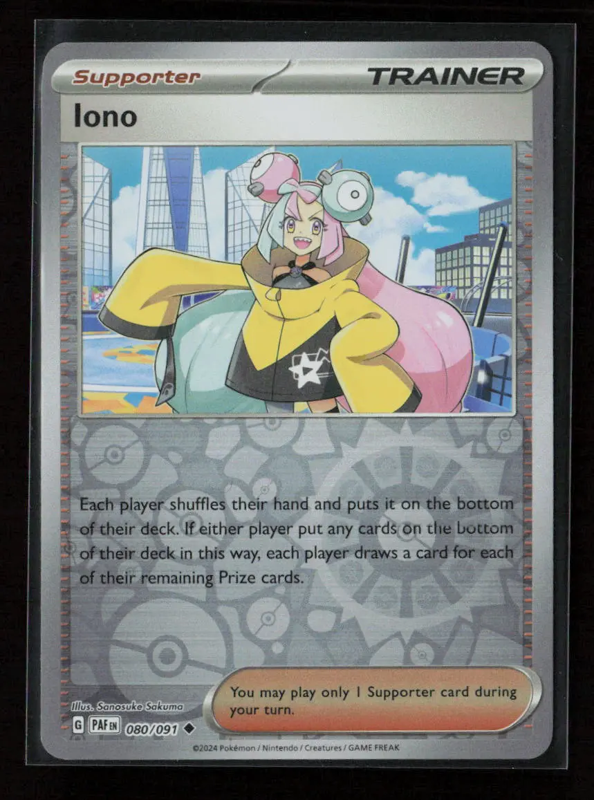 Iono - Uncommon Sv: Paldean Fates 080/091 Nm 1