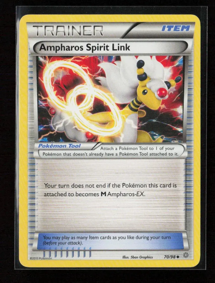 Ampharos Spirit Link Uncommon Xy - Ancient Origins 70/98 Lp 1