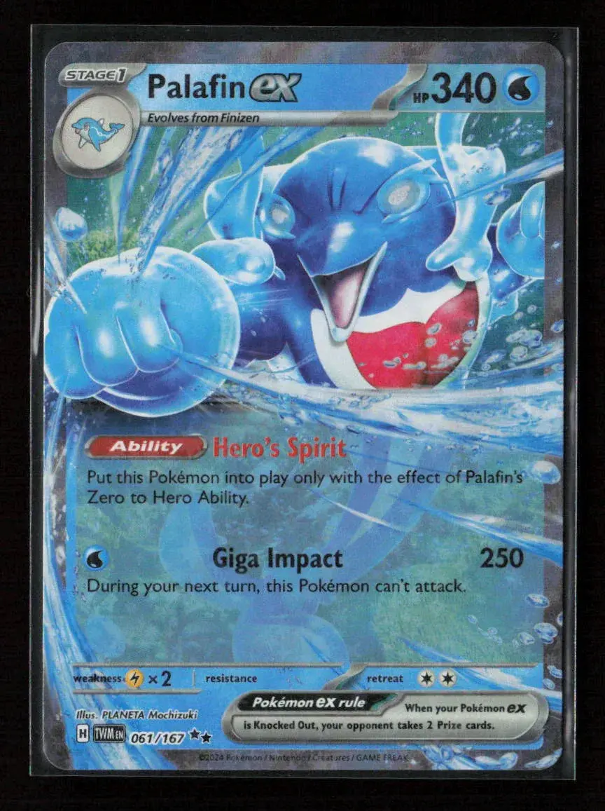 Palafin Ex - Double Rare Sv06: Twilight Masquerade 061/167 Nm 1