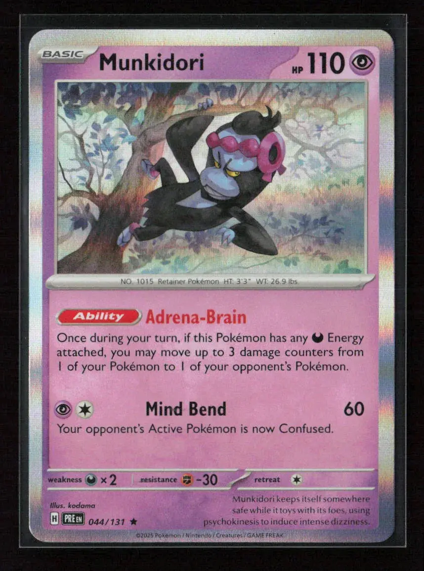 Munkidori Rare Sv: Prismatic Evolutions 044/131 Nm 1