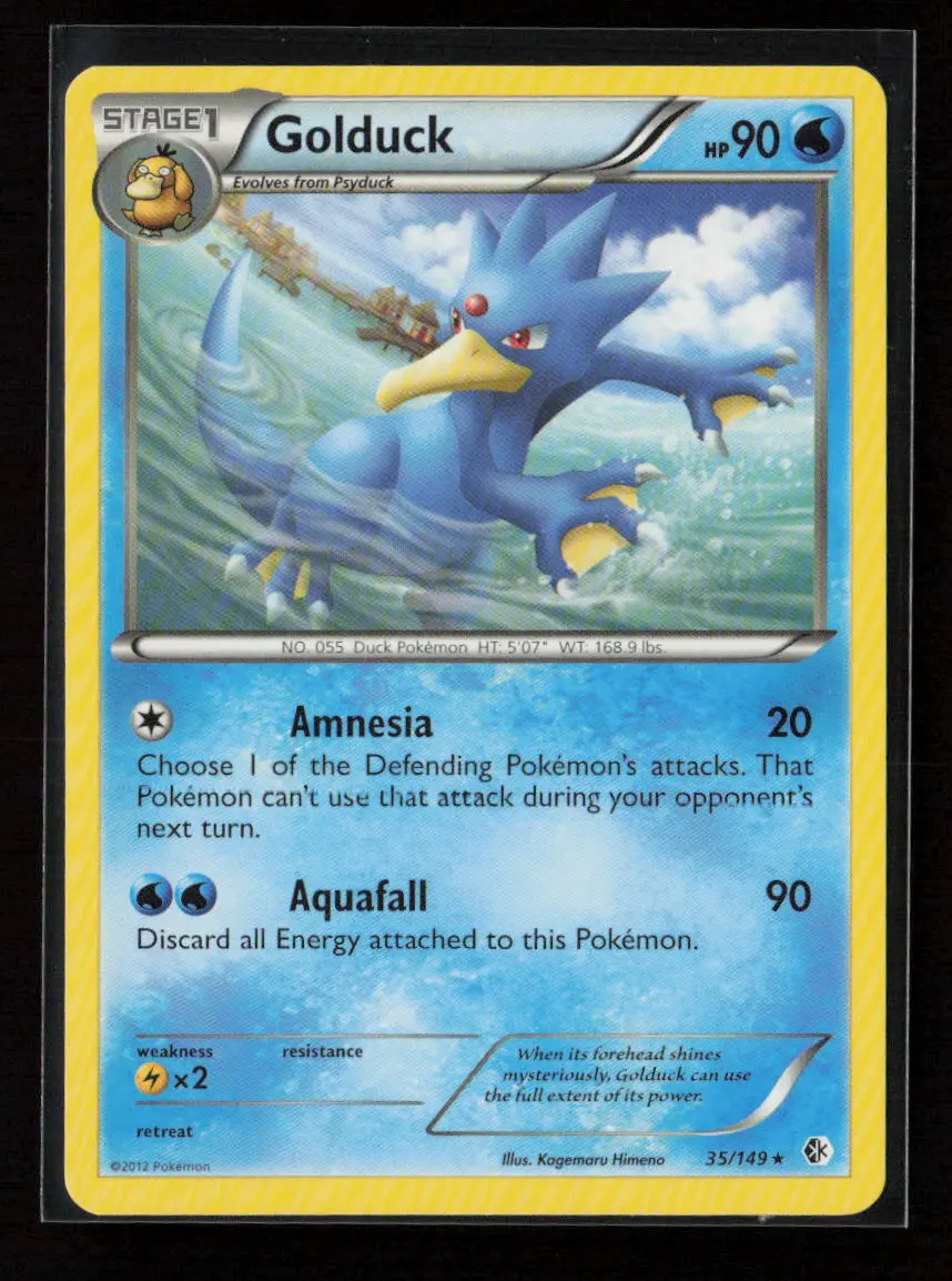 Golduck (35) Rare Boundaries Crossed 35/149 Lp 1