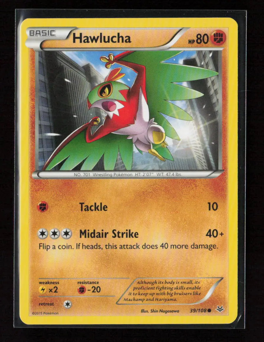 Hawlucha Common Xy - Roaring Skies 39/108 Lp 1