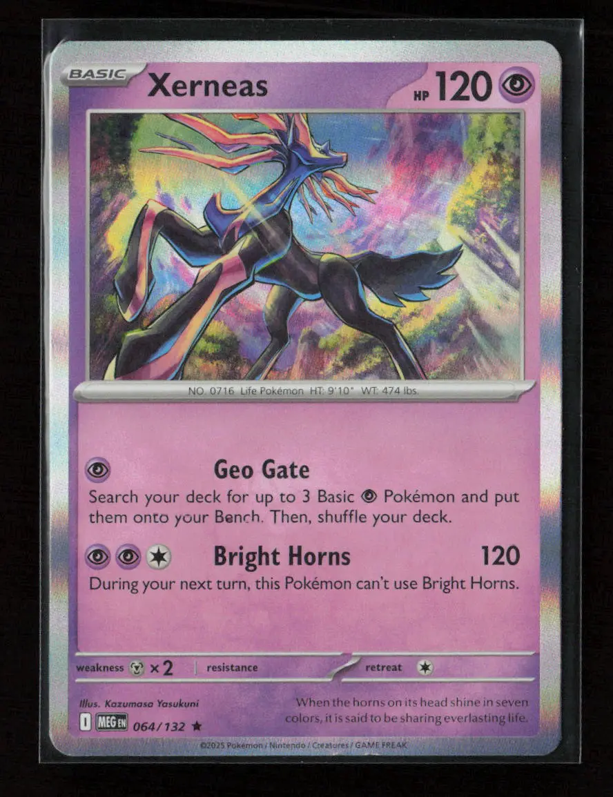Xerneas Rare Me01: Mega Evolution 064/132 Nm 1