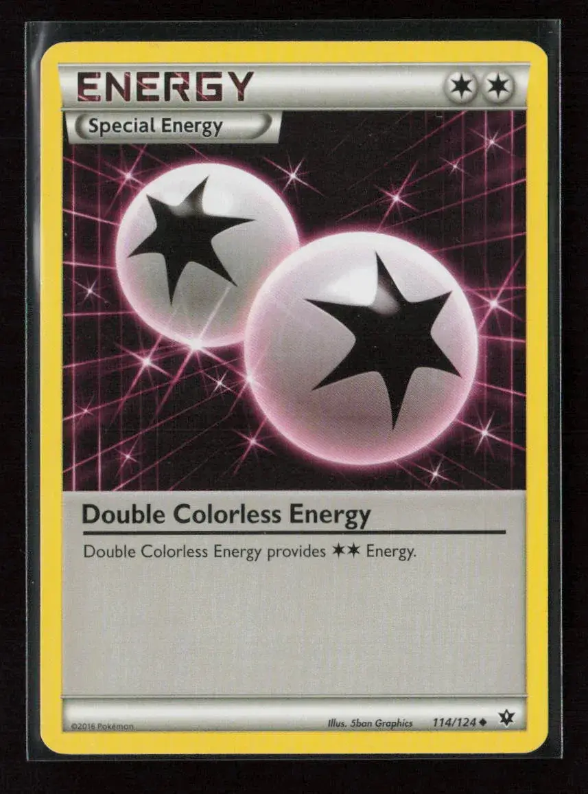 Double Colorless Energy Uncommon Xy - Fates Collide 114/124 Lp 1