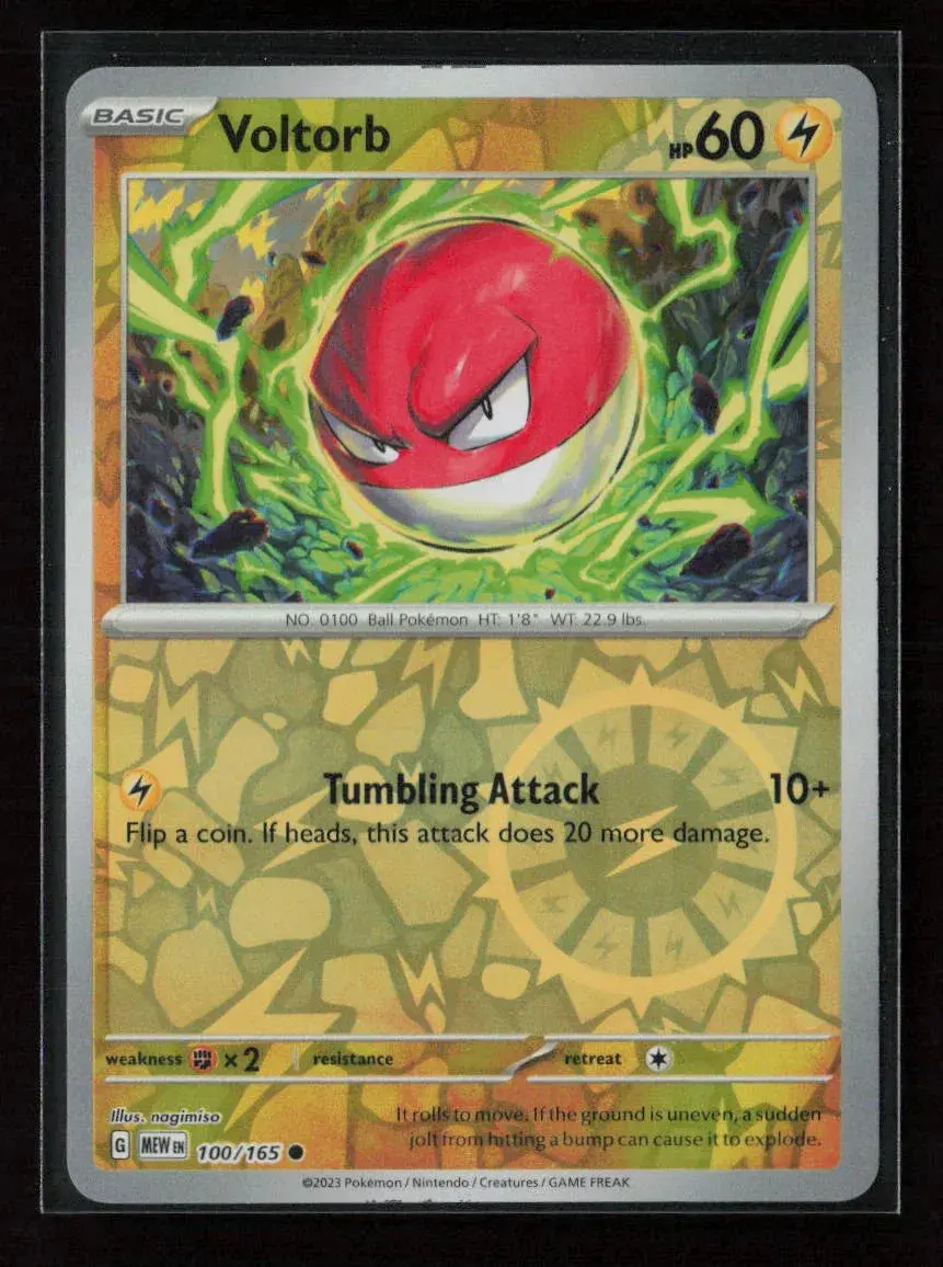 Voltorb Common Sv: Scarlet & Violet 151 100/165 Nm 1