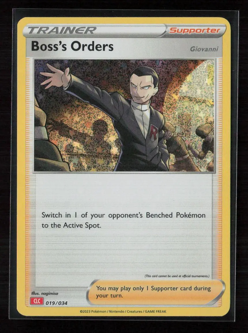 Boss's Orders (Clb) Classic Collection Trading Card Game Classic 019/034 Nm 1