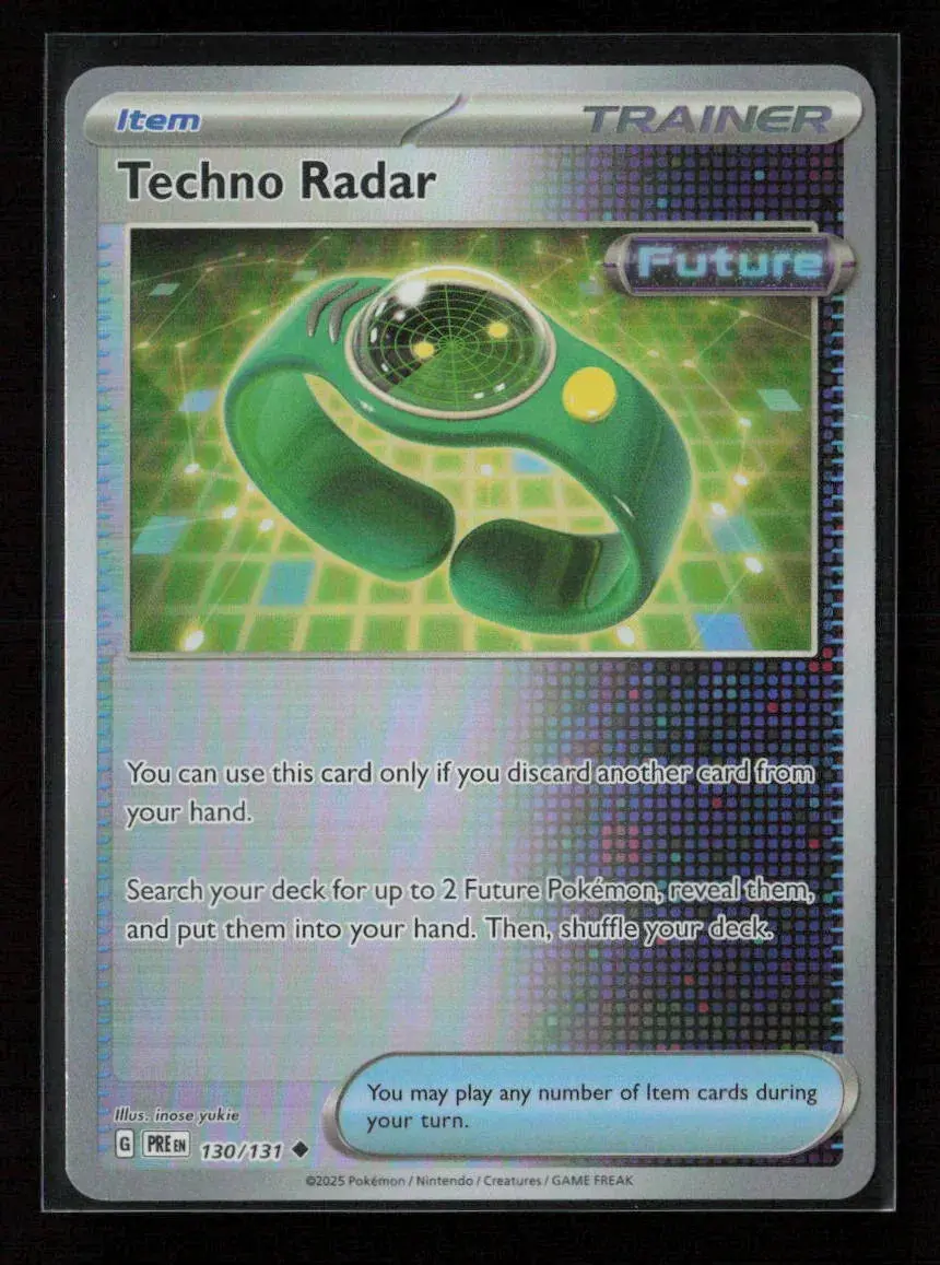 Techno Radar Uncommon Sv: Prismatic Evolutions 130/131 Nm 1