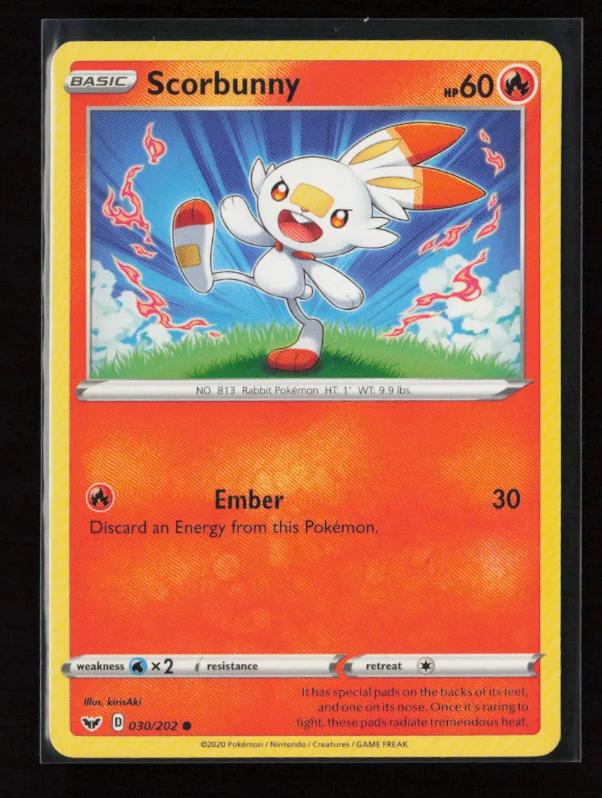 Scorbunny -  (Cosmos Holo) Promo Blister Exclusives 030/202 Lp 1