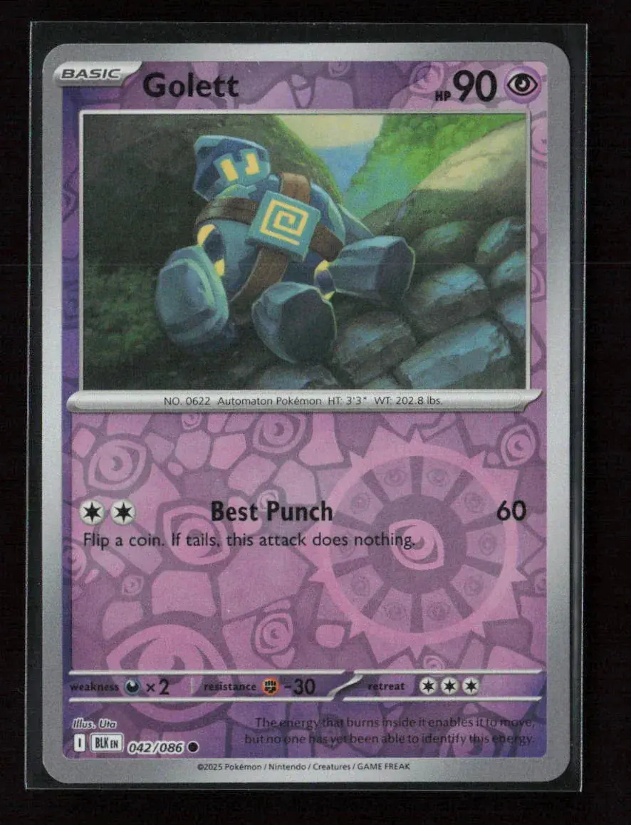 Golett Common Sv: Black Bolt 042/086 Nm 1