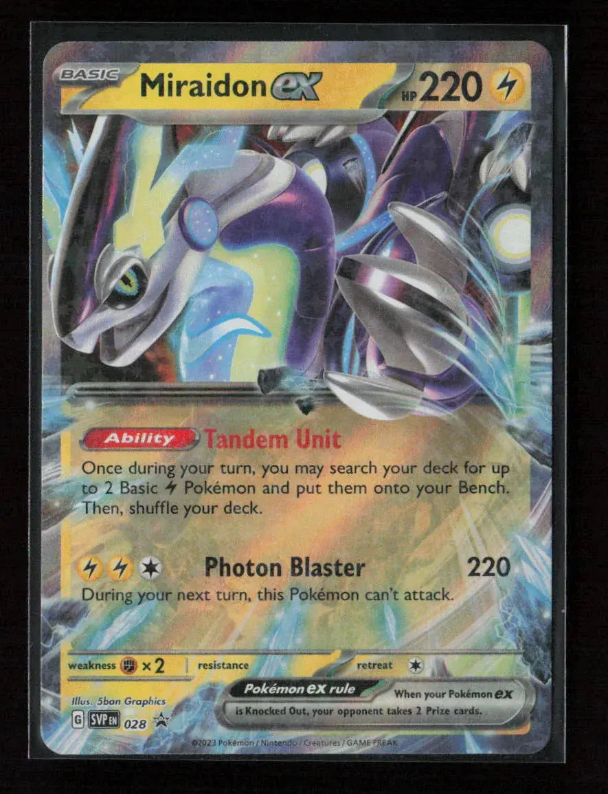 Miraidon Ex - Promo Sv: Scarlet & Violet Promo Cards 028 Nm 1