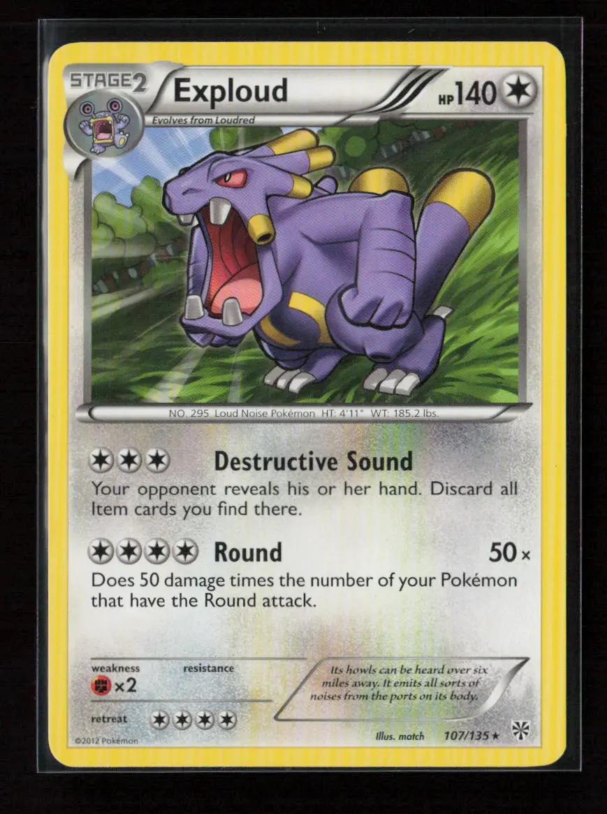 Exploud Rare Plasma Storm 107/135 Lp 1