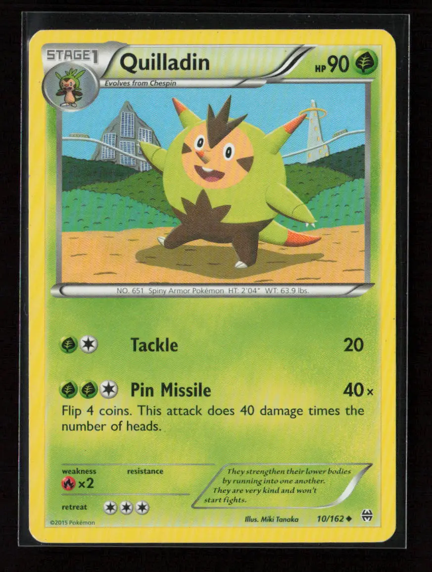 Quilladin Uncommon Xy - Breakthrough 10/162 Lp 1