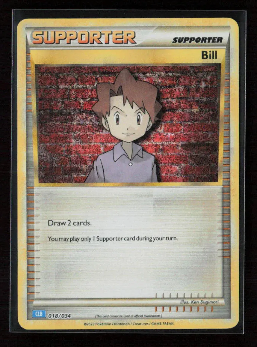 Bill (Clv) Classic Collection Trading Card Game Classic 018/034 Nm 1
