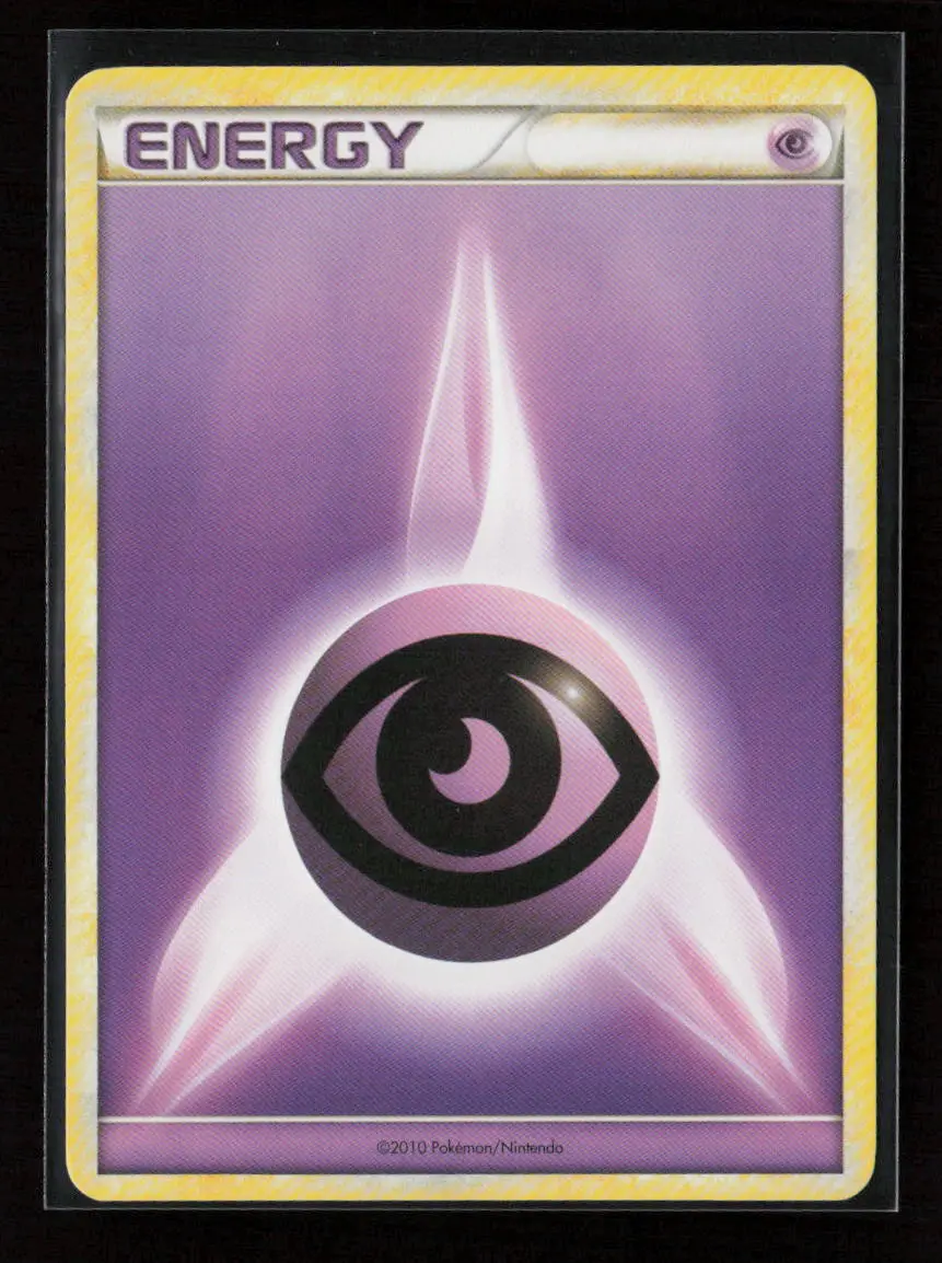 Psychic Energy (2010 Unnumbered Hgss Style Non-Holo) Promo League & Championship Cards Nm 1