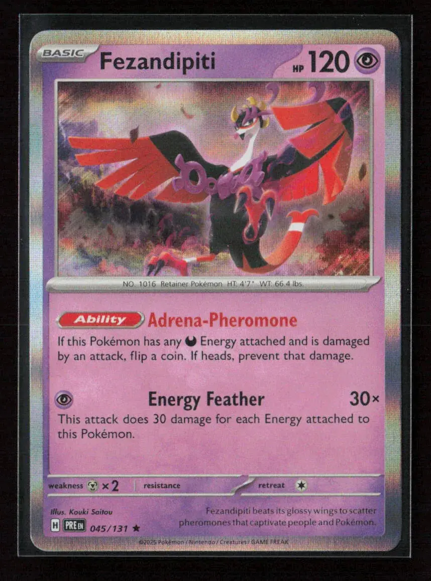 Fezandipiti Rare Sv: Prismatic Evolutions 045/131 Nm 1