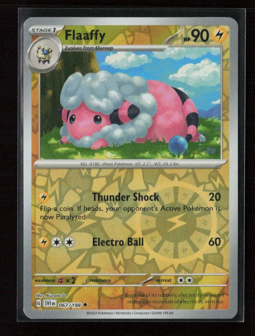 Flaaffy Uncommon Sv01: Scarlet & Violet Base Set 067/198 Nm 1