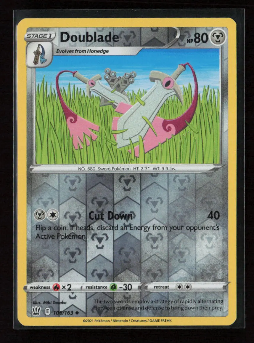 Doublade Uncommon Swsh05: Battle Styles 106/163 Nm 1