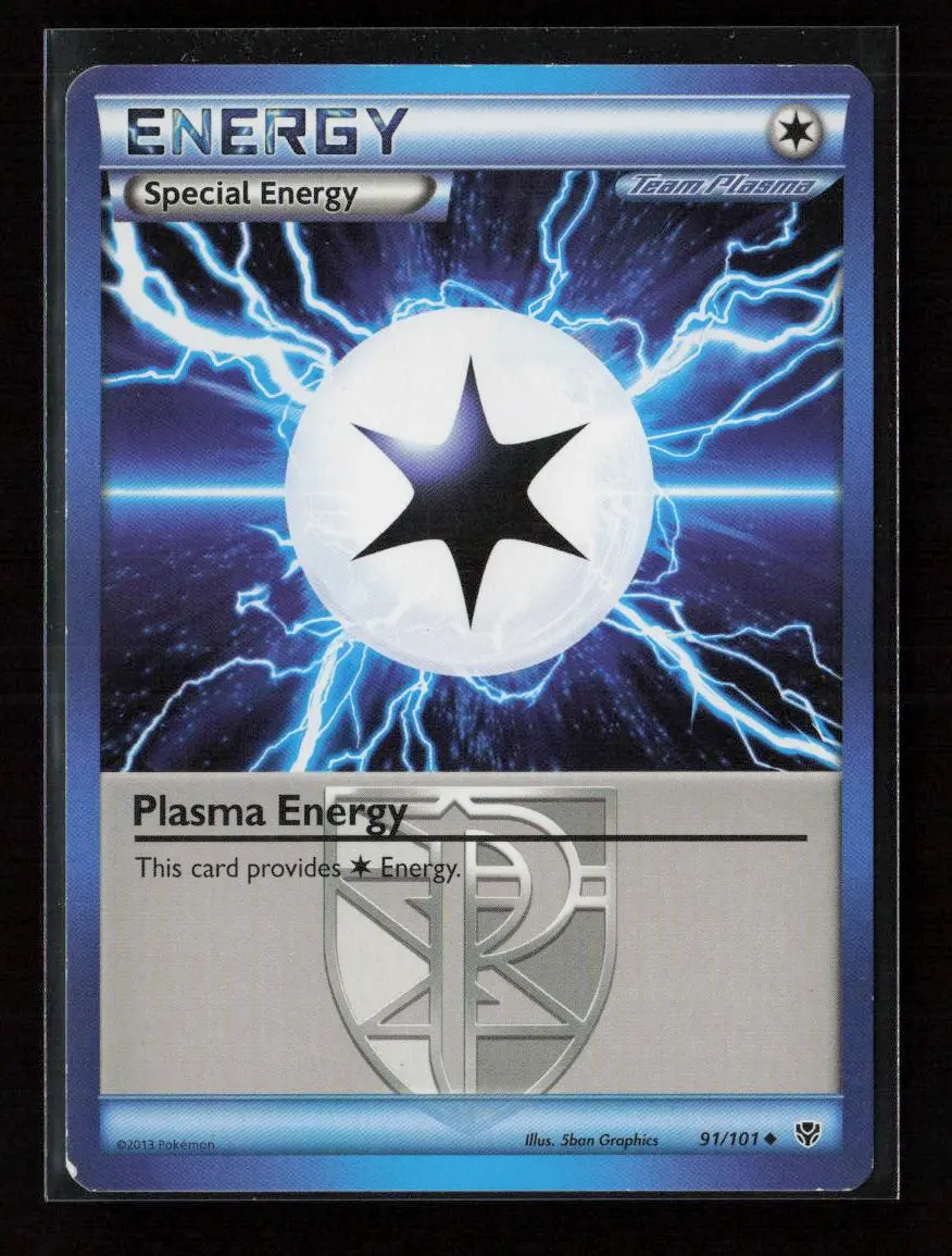 Plasma Energy (Team Plasma) Uncommon Plasma Blast 91/101 Lp 1