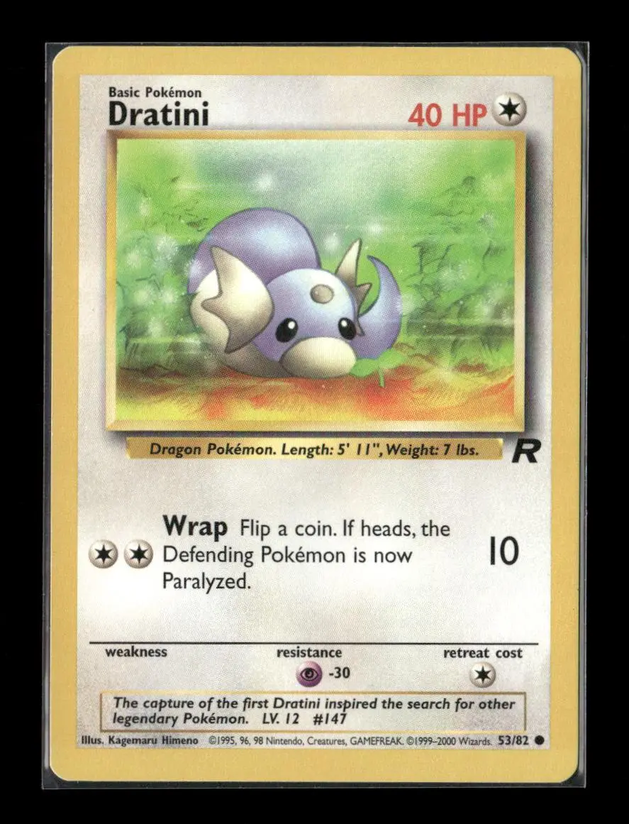 Dratini Common Team Rocket 53/82 Lp 1