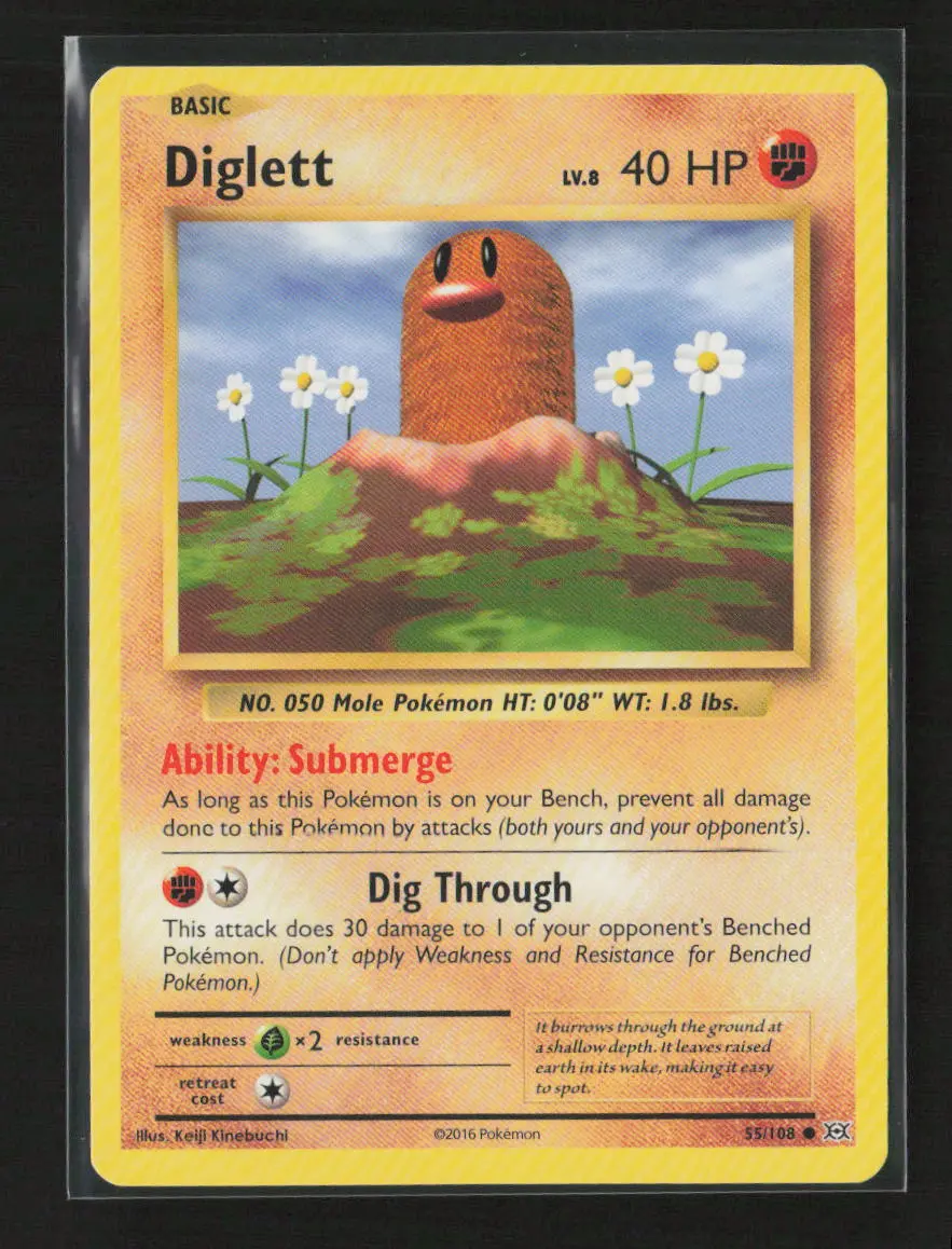 Diglett Common Xy - Evolutions 55/108 Lp 1