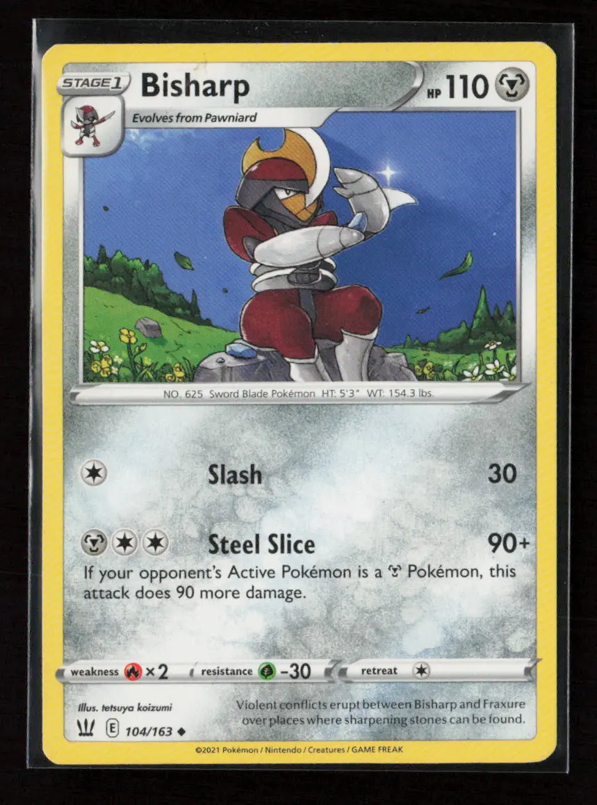 Bisharp Uncommon Swsh05: Battle Styles 104/163 Lp 1