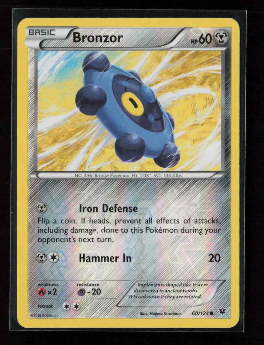 Bronzor Common Xy - Fates Collide 60/124 Lp 1
