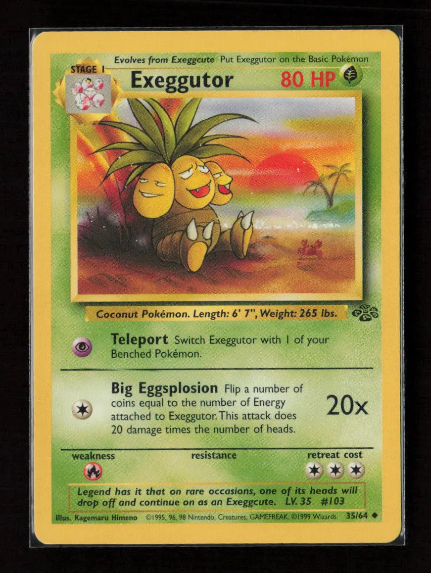 Exeggutor Uncommon Jungle 35/64 Lp 1