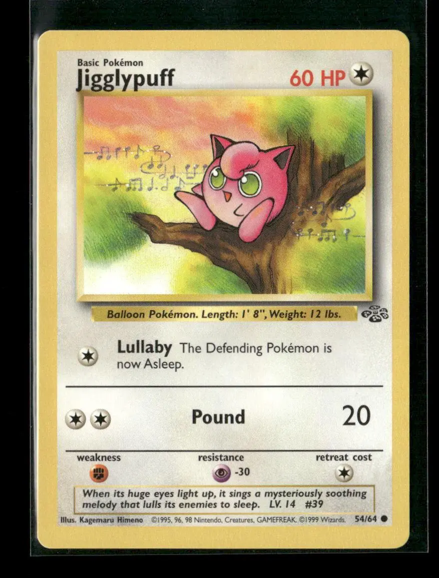Jigglypuff Common Jungle 54/64 Lp 1